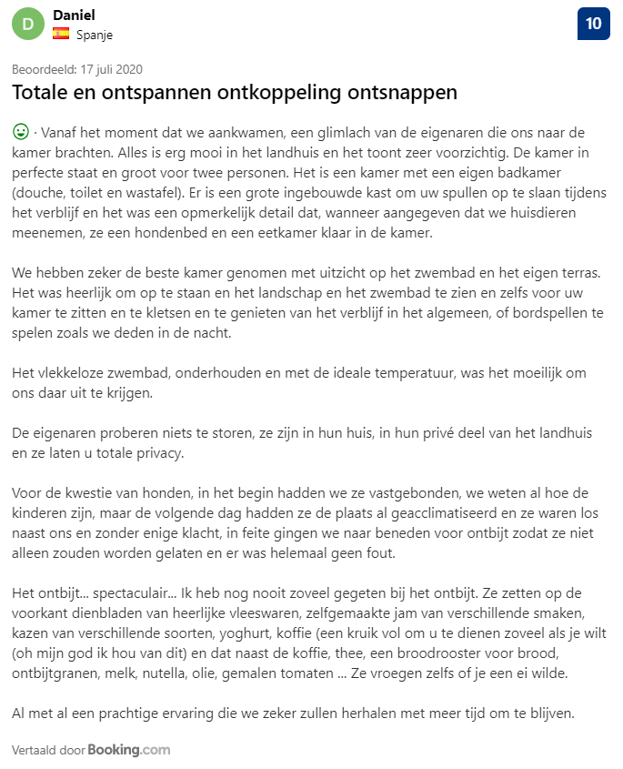 recensie-Daniel-nl-vertaling